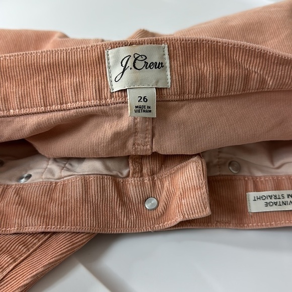 J. Crew Vintage‎ Straight Corduroy Pant Size 26 - Picture 4 of 6